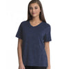 Charles River Women's Navy Space Dye Performance Tee