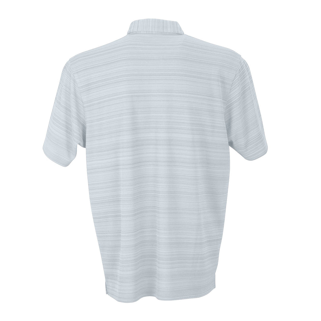 Vansport Men's Silver Strata Textured Polo