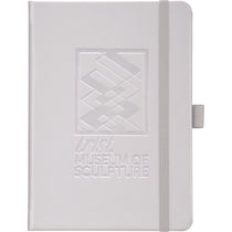 JournalBooks Silver Vienna Hard Bound Notebook (pen sold separately)