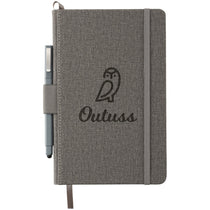 JournalBook Grey Heathered Hard Bound Notebook (pen sold separately)