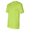 Bayside Men's Lime Green Union-Made Short Sleeve T-Shirt