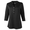 Charles River Women's Black Windsor Henley