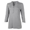 Charles River Women's Grey/White Stripe Windsor Henley