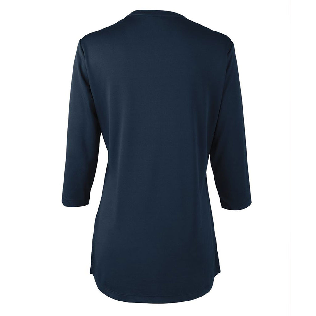 Charles River Women's Navy Windsor Henley