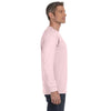 Jerzees Men's Classic Pink 5.6 Oz Dri-Power Active Long-Sleeve T-Shirt