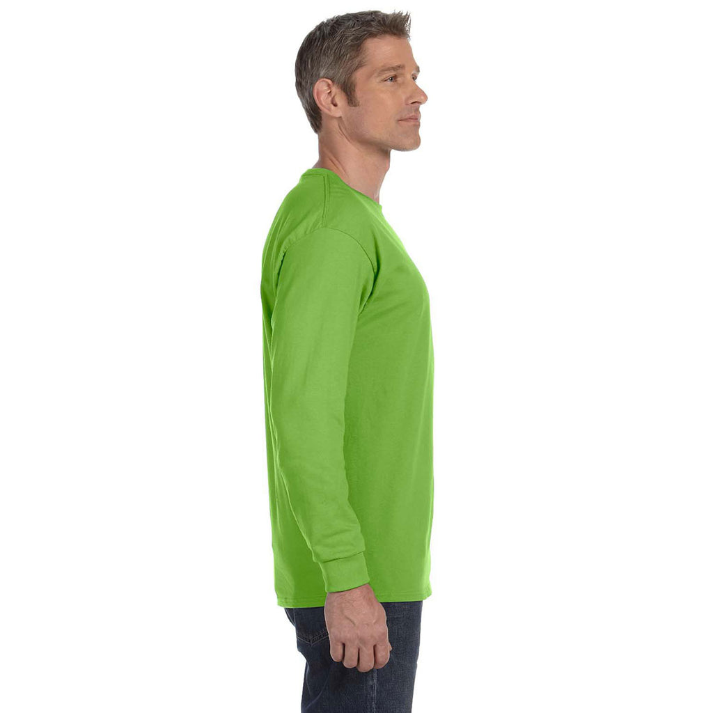 Jerzees Men's Kiwi 5.6 Oz Dri-Power Active Long-Sleeve T-Shirt