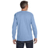 Jerzees Men's Light Blue 5.6 Oz Dri-Power Active Long-Sleeve T-Shirt