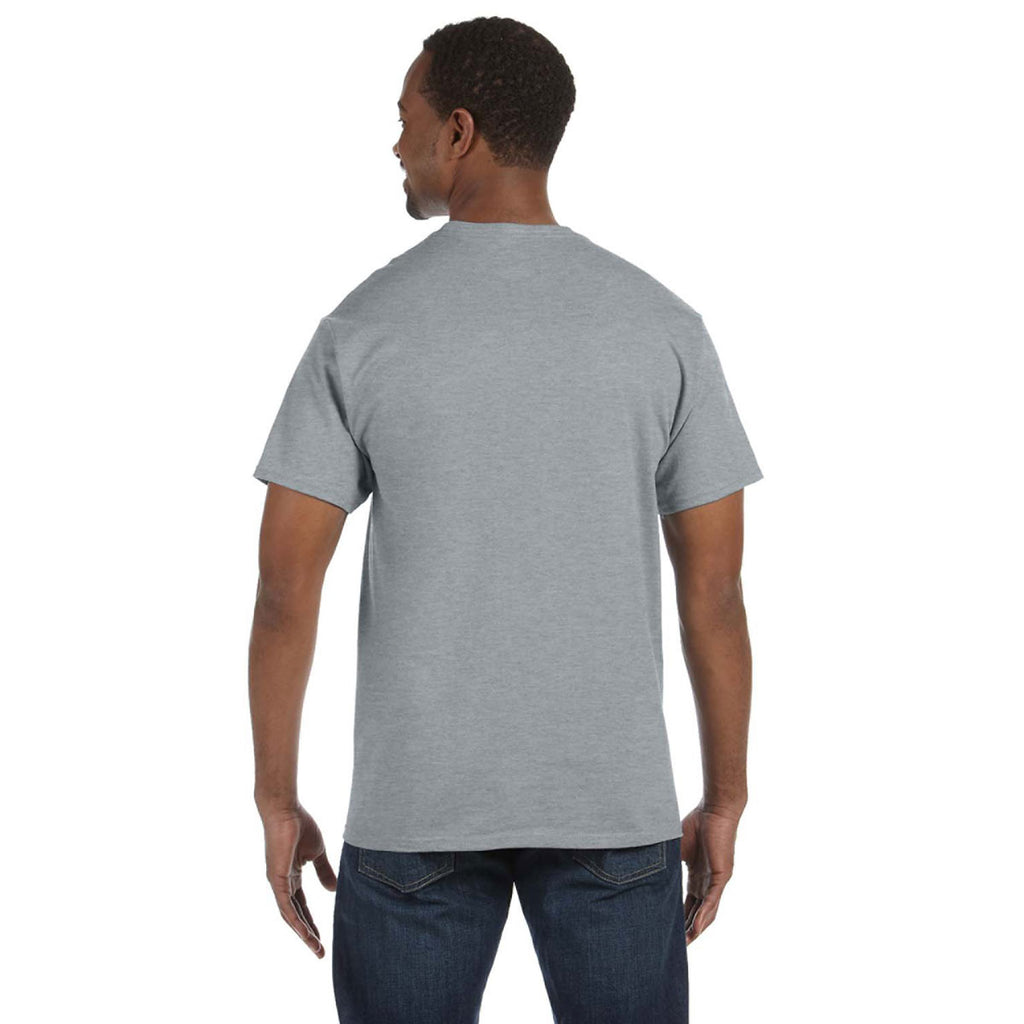 Jerzees Men's Athletic Heather 5.6 Oz Dri-Power Active T-Shirt