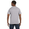 Jerzees Men's Silver 5.6 Oz Dri-Power Active T-Shirt