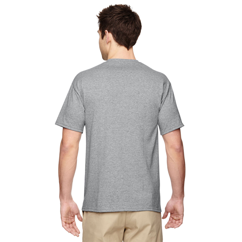 Jerzees Men's Athletic Heather 5.6 Oz Dri-Power Active Pocket T-Shirt