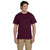 Jerzees Men's Maroon 5.6 Oz Dri-Power Active Pocket T-Shirt