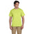 Jerzees Men's Safety Green 5.6 Oz Dri-Power Active Pocket T-Shirt