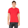 Bella + Canvas Unisex Red Made in the USA Jersey Short-Sleeve T-Shirt