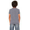 Bella + Canvas Youth Dark Grey Heather Jersey Short-Sleeve T-Shirt