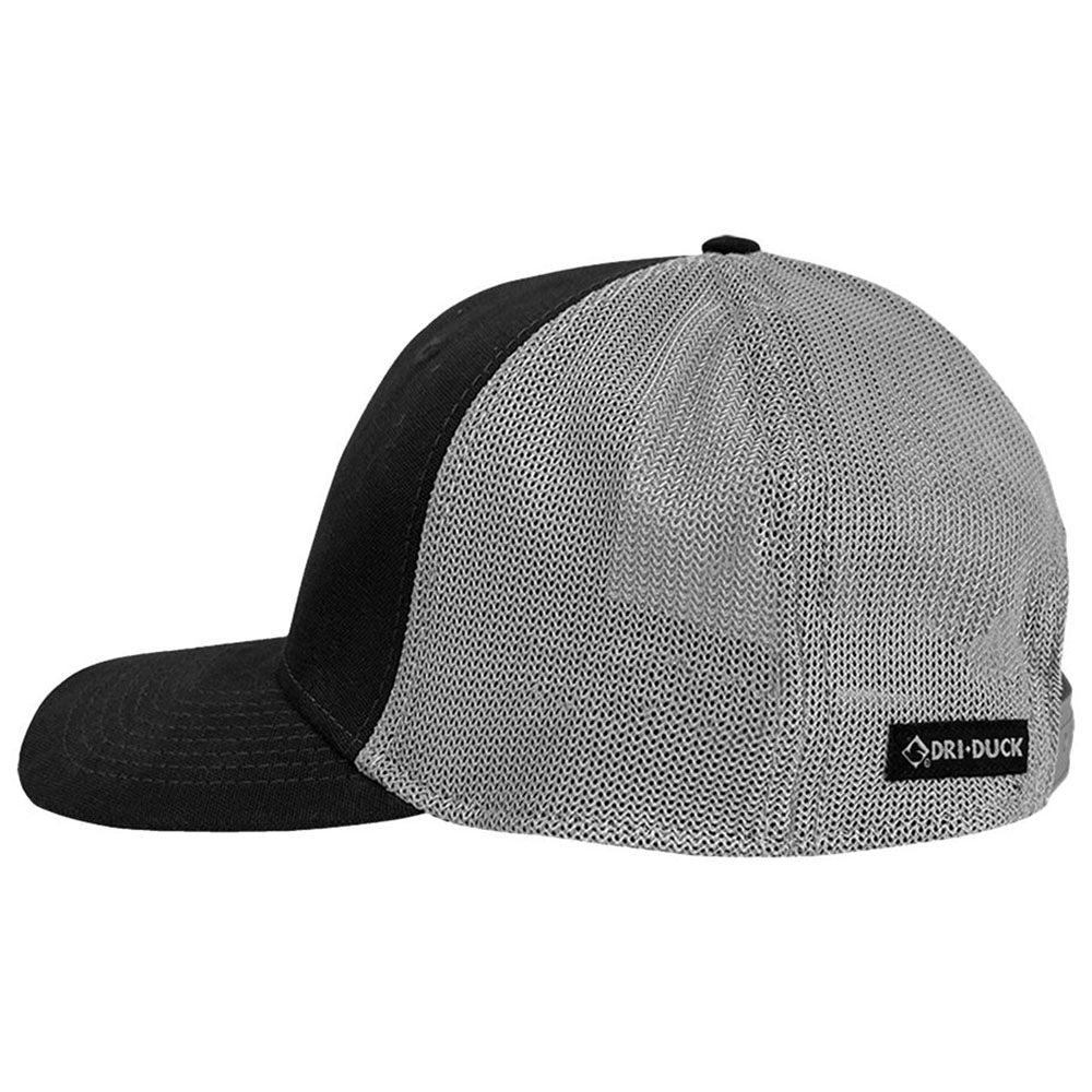 Dri Duck Black/Fog Hudson Flex Cap