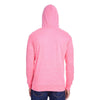 Threadfast Unisex Neon Pink Triblend Full-Zip Light Hoodie