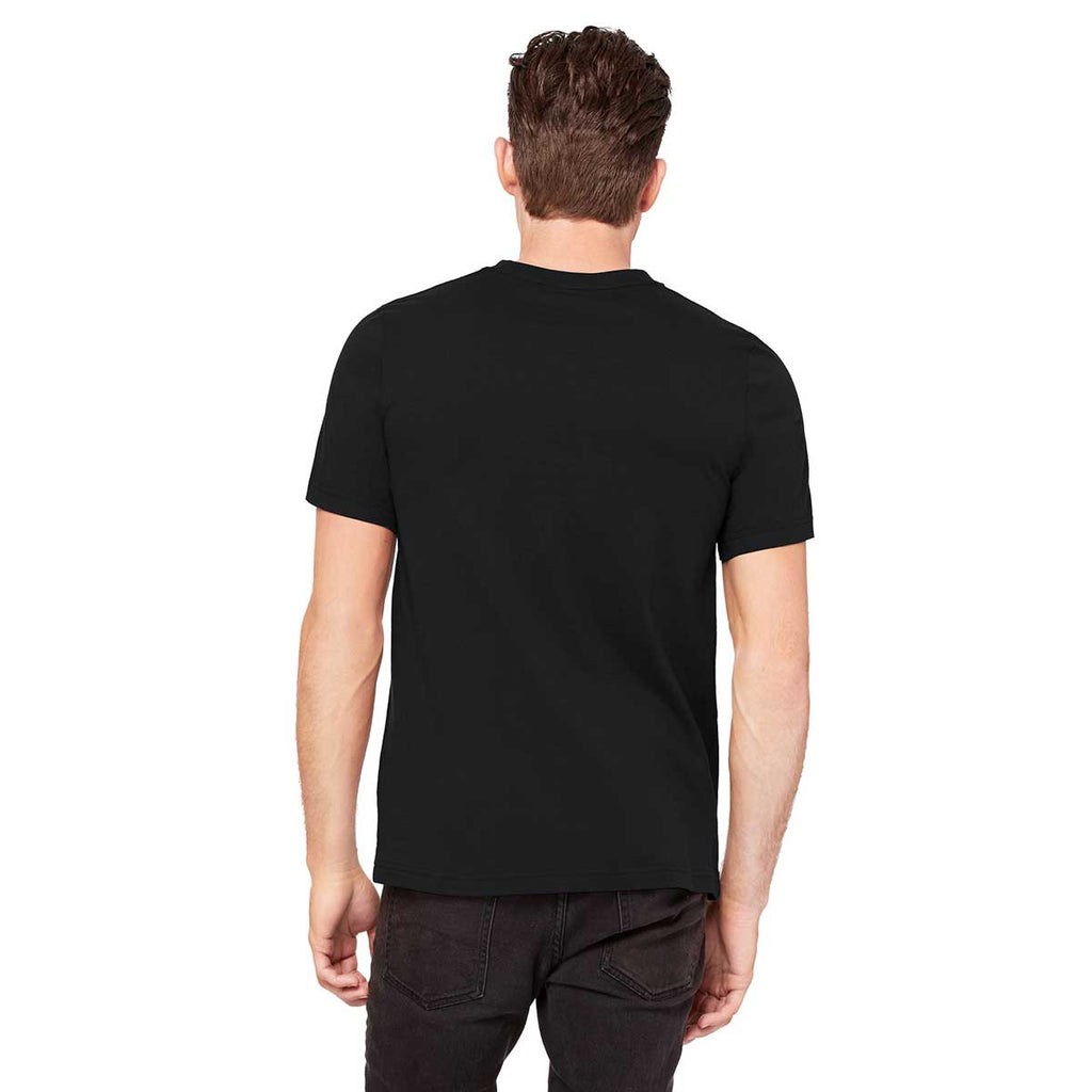 Bella + Canvas Unisex Black Heavyweight 5.5 oz. Crew T-Shirt