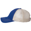 Sportsman Royal/Stone Contrast Stitch Mesh Cap