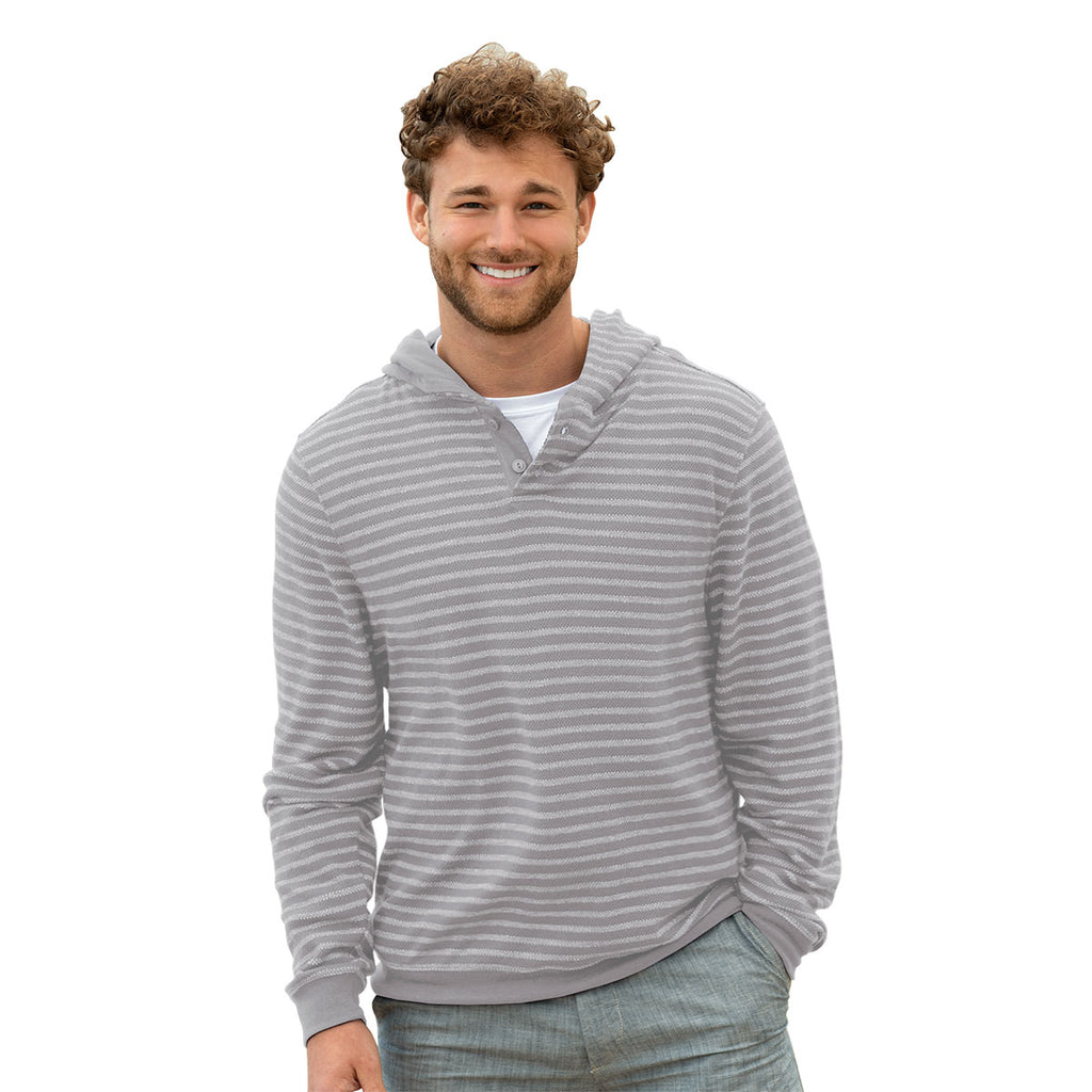 Vantage Men's Grey/White Baja Hoodie