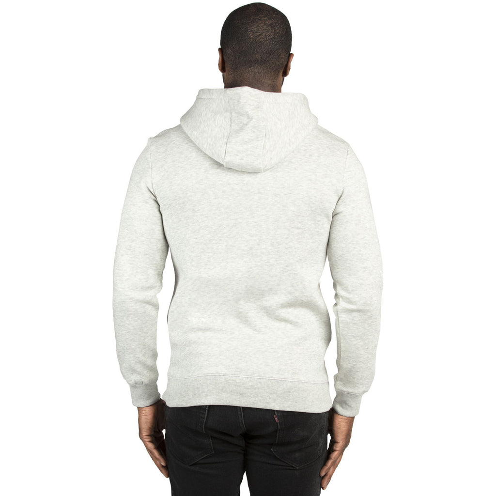 Threadfast Apparel Unisex Oatmeal Heather Ultimate Fleece Pullover Hooded Sweatshirt