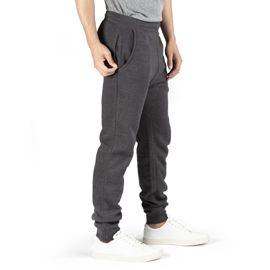 Threadfast Apparel Unisex Charcoal Heather Ultimate Fleece Jogger Pant