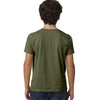 Next Level Boy's Military Green CVC Crew Tee