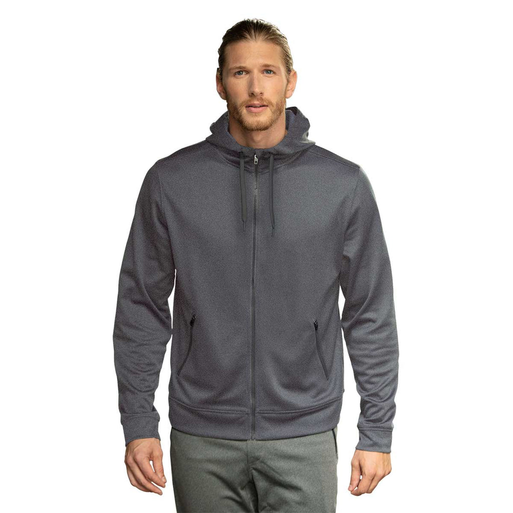 Vantage Men's Dark Grey Street Hoodie