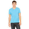 Bella + Canvas Unisex Aqua Triblend Short-Sleeve V-Neck T-Shirt