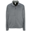 Edwards Men's Grey Heather with Black Fleece Performance Tek Jacket