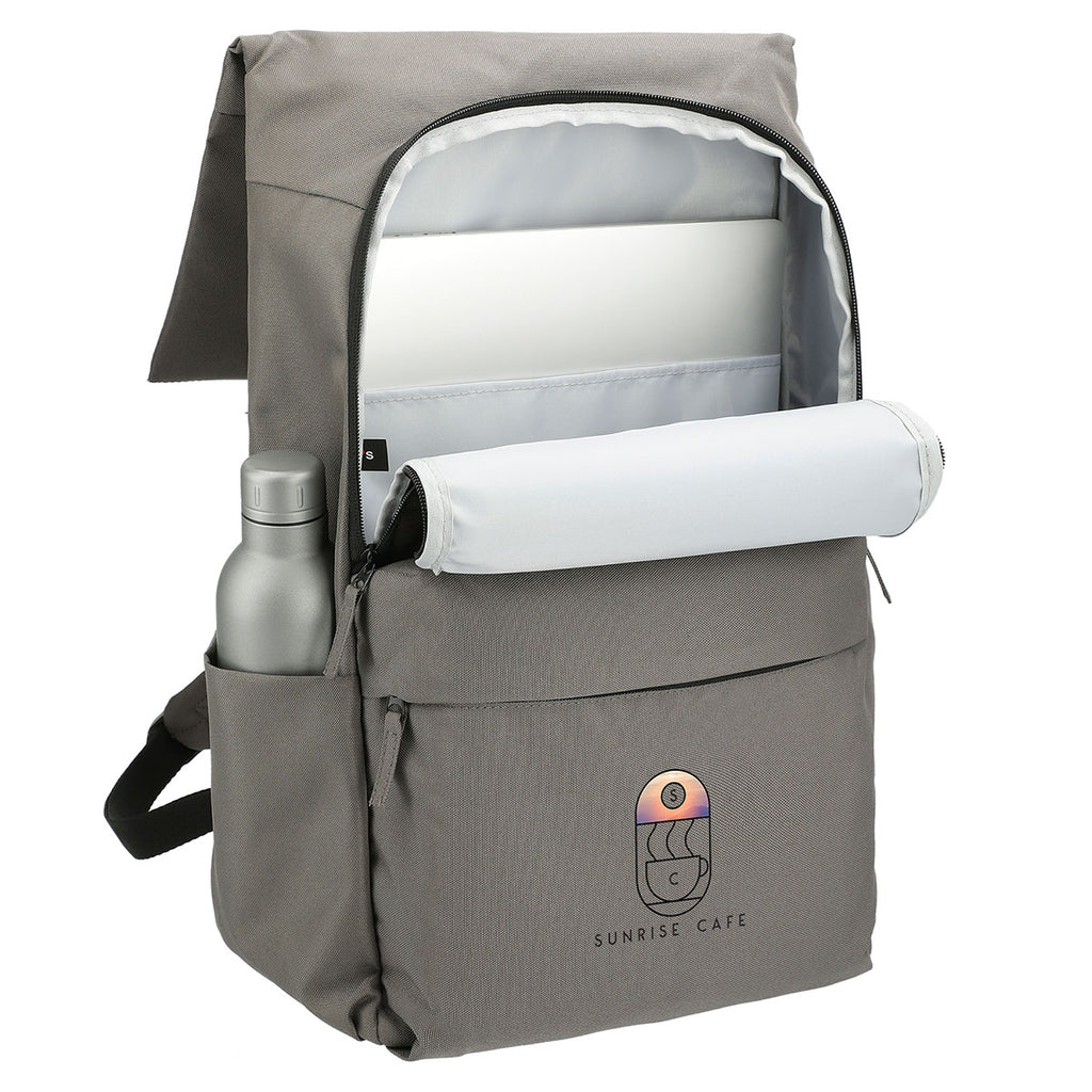 Leed's Charcoal Merritt Recycled 15" Computer Backpack