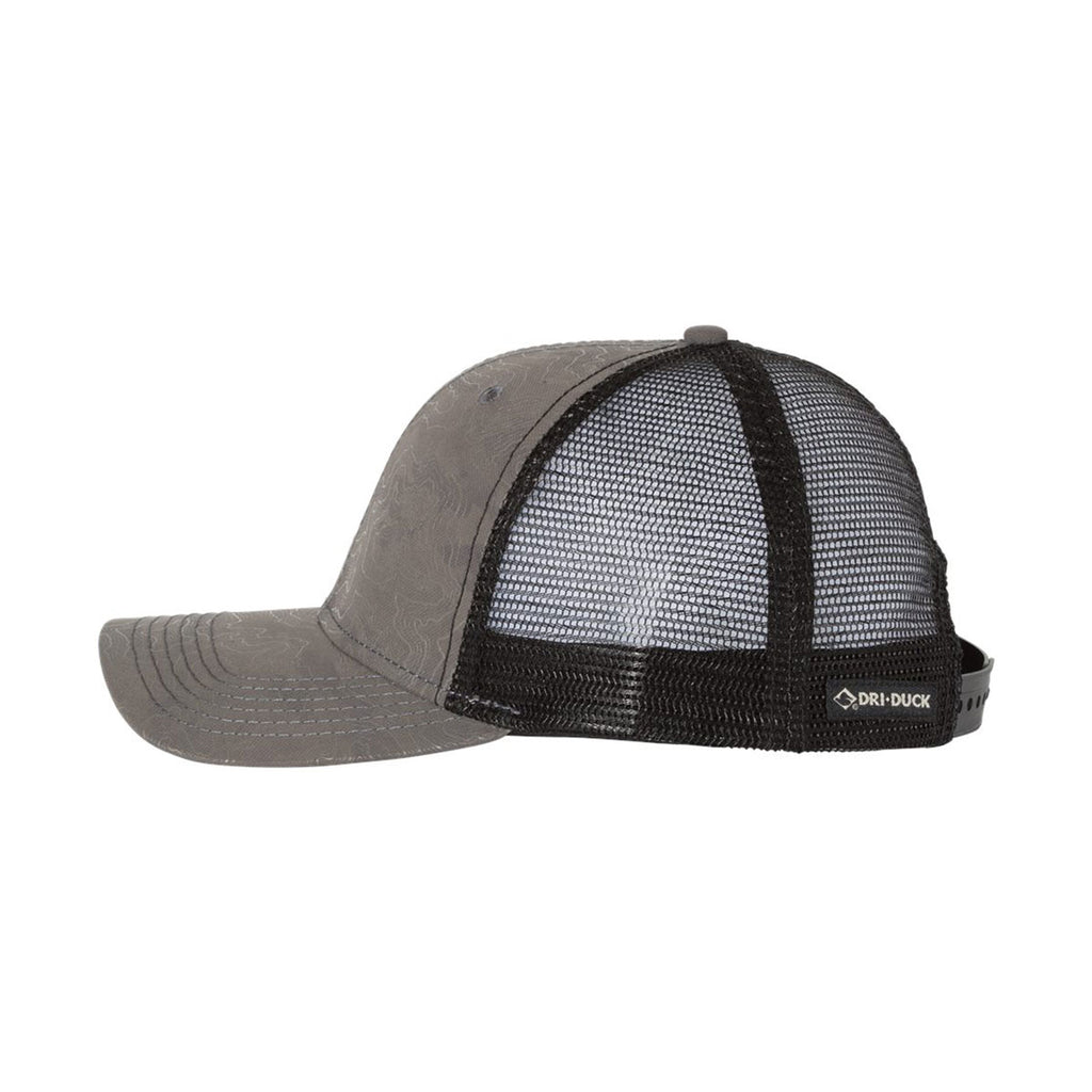 Dri Duck Charcoal Territory Trucker Cap