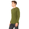 Bella + Canvas Men's Olive Jersey Long-Sleeve T-Shirt