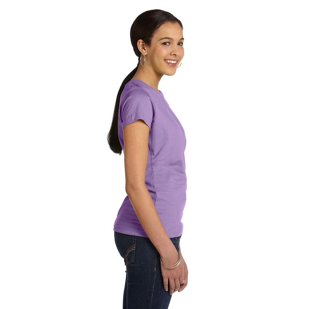 LAT Women's Lavender Fine Jersey T-Shirt