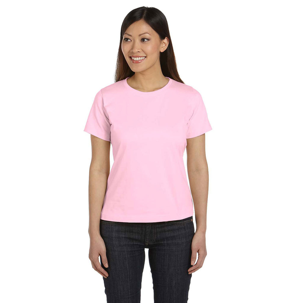 LAT Women's Pink Premium Jersey T-Shirt