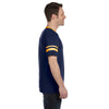 Augusta Sportswear Men's Navy/Gold Sleeve Stripe Jersey