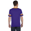 Augusta Sportswear Men's Purple/Gold/White Sleeve Stripe Jersey