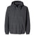 Burnside Men's Heather Charcoal Polar Fleece Quarter-Zip Hooded Pullover