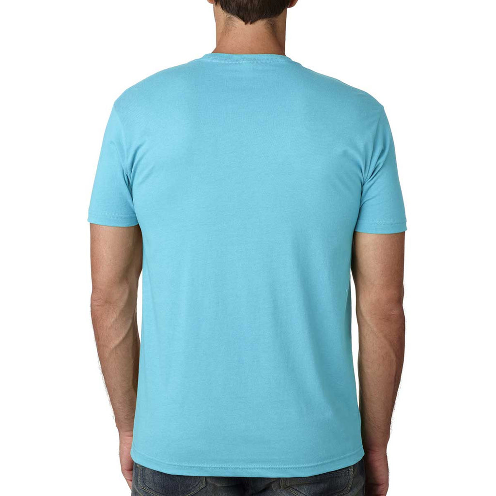 Next Level Men's Tahiti Blue Premium Fitted Short-Sleeve Crew