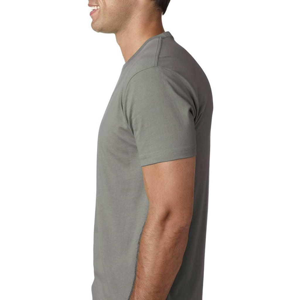 Next Level Men's Warm Grey Premium Fitted Short-Sleeve Crew