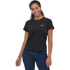 Patagonia Women's Black P-6 Logo Responsibili-Tee