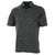 Charles River Men's Black Space Dye Performance Polo