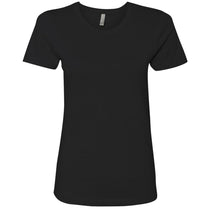 Next Level Women's Black Boyfriend Tee