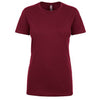 Next Level Women's Maroon Boyfriend Tee