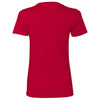 Next Level Women's Red Boyfriend Tee