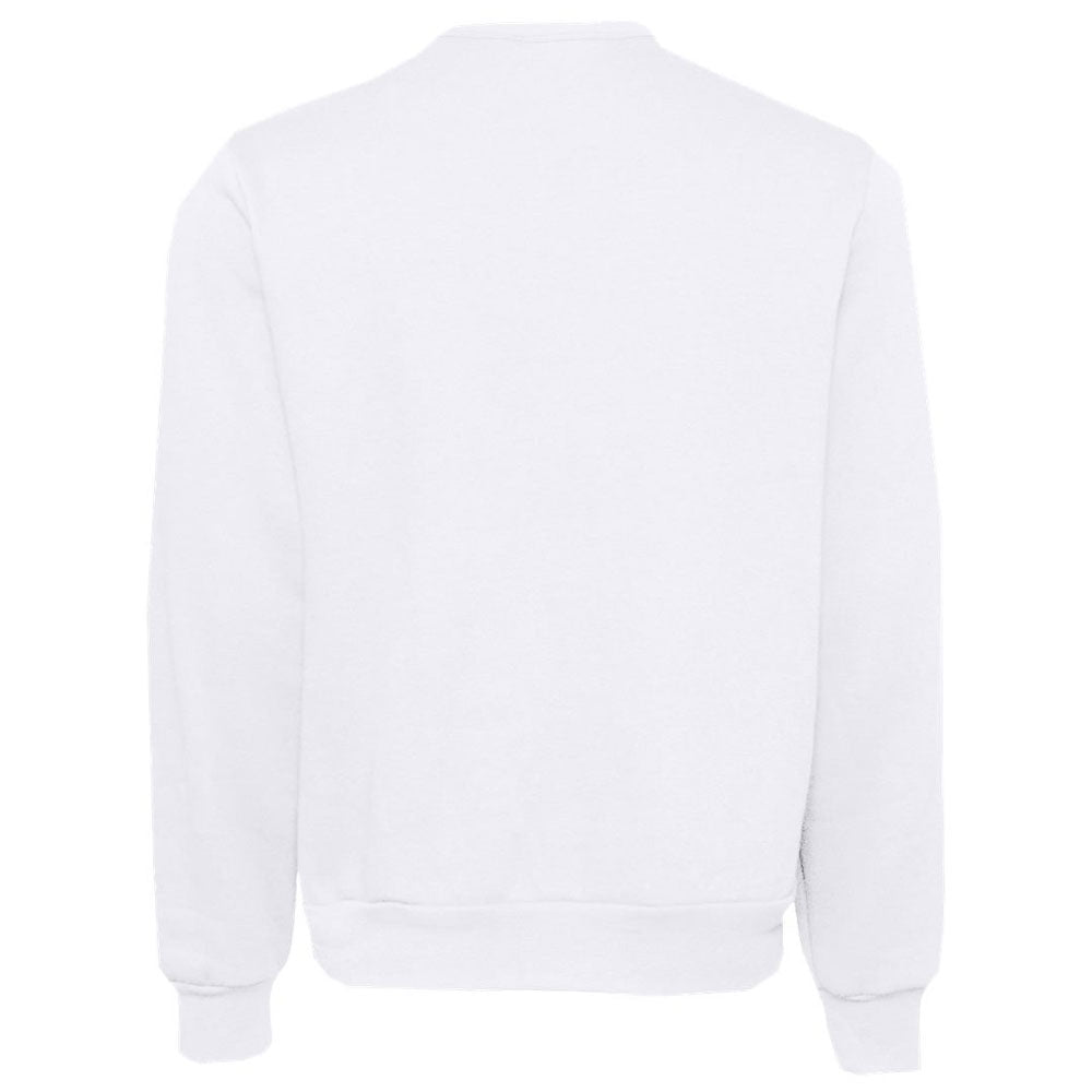 Bella + Canvas Unisex White Sponge Fleece Classic Crewneck Sweatshirt