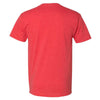 Fruit of the Loom Men's Fiery Red Heather HD Cotton Short Sleeve T-Shirt