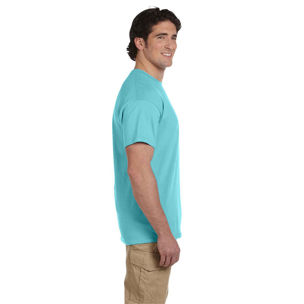 Fruit of the Loom Men's Scuba Blue 5 oz. HD Cotton T-Shirt