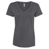 Next Level Women's Heavy Metal Fine Jersey Relaxed V T-Shirt