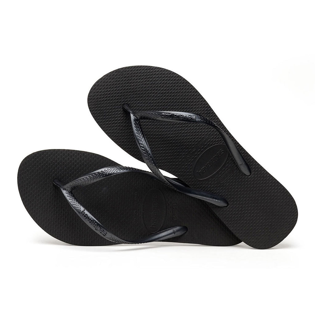 Havaianas Women's Black Slim Flip Flops