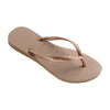 Havaianas Women's Rose Gold Slim Flip Flops